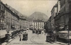 CPA Grenoble the Grenette place and Saint Eynard