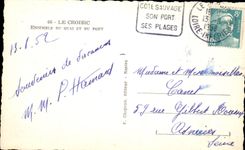 CPSM Croisic Together of the quay and the port