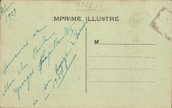 CPA Lourdes the valley Argeles and the chain of the Pyrenees