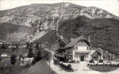 CPA Lourdes Funicular of the Peak of Jer