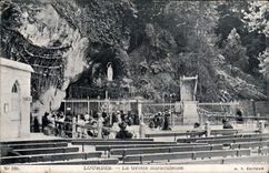 CPA Lourdes the miraculous cave