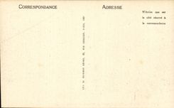 CPA Croisic rocks and the beach of the Port Flax