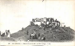 CPA Croisic Blessing of the sea to the Lenigo Mount