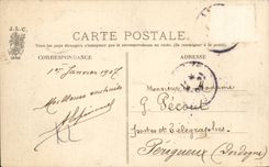 CPA Paris Avenues Shakes and Friedland Seen from top of Arc de Triomphe