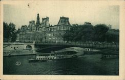 CPA Paris Hotel de la ville et la Seine 