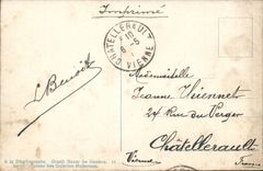 Swiss CPA Bridge and quay of Mont Blanc