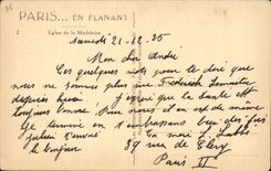 CPA Paris Church of the Madeleine