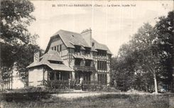 CPA Neuvy on Barangeon watches for It southern frontage