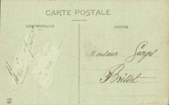 CPA Montrejeau Statue St Jean and the market