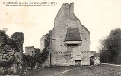CPA Chinon the castle