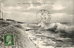 CPA Chatelaillon Beach Details by heavy weather