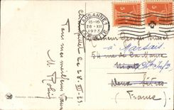 CPA Suisse Lausanne La cathedrale et les Alpes