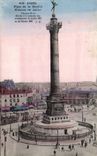 CPA Paris Places Bastille Column of July
