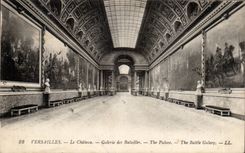 CPA Versailles the castle Gallery of the battles