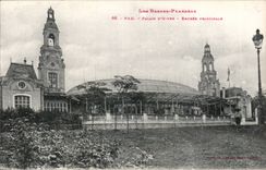 CPA Pau palate winter Main entrance