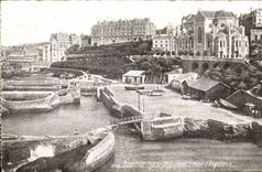 CPA Biarritz Eglise ste Eugenie L hotel d Angleterre
