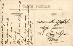 CPA Biarritz Un soir de tempete