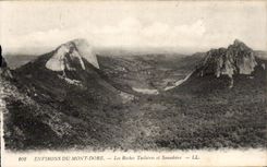 CPA Environs of the Mount Gilds the rocks Tuilieres and Sanadoire