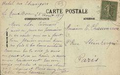 CPA the Mount Gilds Panorama seen of the road of Clermont