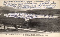 CPA Mont Gilds the Lake Guery and the chain of Sancy