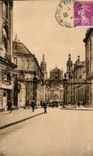 CPA Nancy Cathedrale et rue Maurice Barres