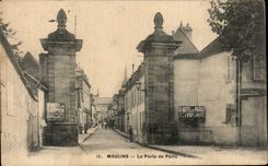 CPA Moulins Gate of Paris