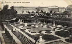 CPA Brussels Italian Garden with the botanical garden