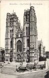 CPA Brussels the cathedral Gudule