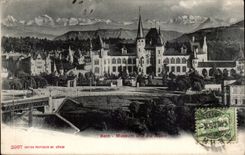 Swiss CPA Bern Museum und die Alpen