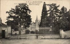 CPA Marmoutier pres Tours Entree de l abbaye