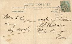 CPA Biarritz Nuit au rocher de la vierge