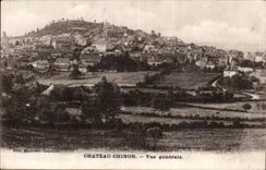 CPA Chinon Castle View