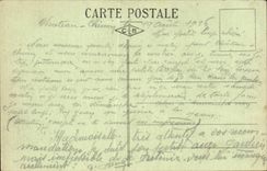 CPA Chinon Castle View