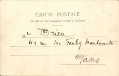 Puente de CPA Melun del hierro visto contra la corriente