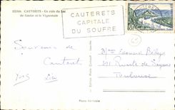 CPSM Cauterets a corner of the Lake Gaube and Vignemale