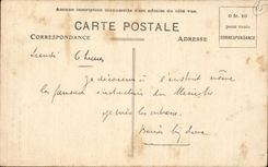 CPA Cauterets Cascades of Lutour Chute principal