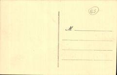 CPA Cauterets View on the city and melts of Lutour ardiden