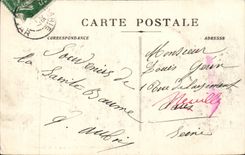 CPA La Sainte Baume Interieur de la grotte 