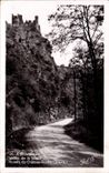 CPA Auvergne Valley of Sioule Ruins of the Castle rock