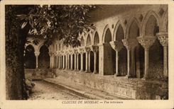 CPA Cloister of Moissac Seen interior