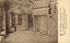 CPA Ghent Castle of the Counts de Flandre Room of the countess 1180