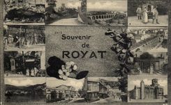 CPA Souvenir of Royat