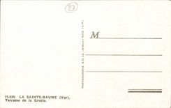 CPA La Sainte Baume Terrasse de la grotte