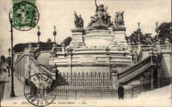 CPA Rouen the fountain Sainte Marie