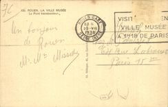 Rouen - the Transporter bridge - the Museum City - CPA