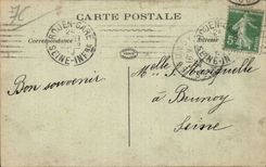 CPA Rouen the large clock Eastern Frontage