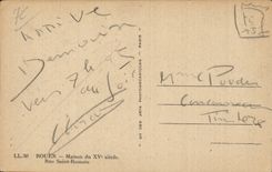 CPA Rouen House of the 15th Street Saint Romain