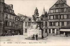 Rouen - Place of the Virgin - CPA -