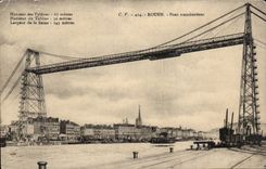 Rouen - Transporter bridge - CPA
