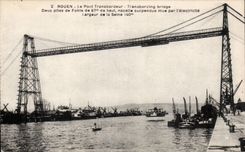 Rouen - the Transporter bridge - CPA